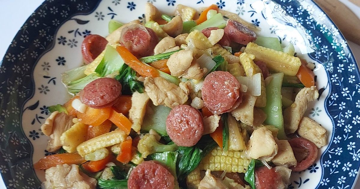 Capcay Ayam & Sosis