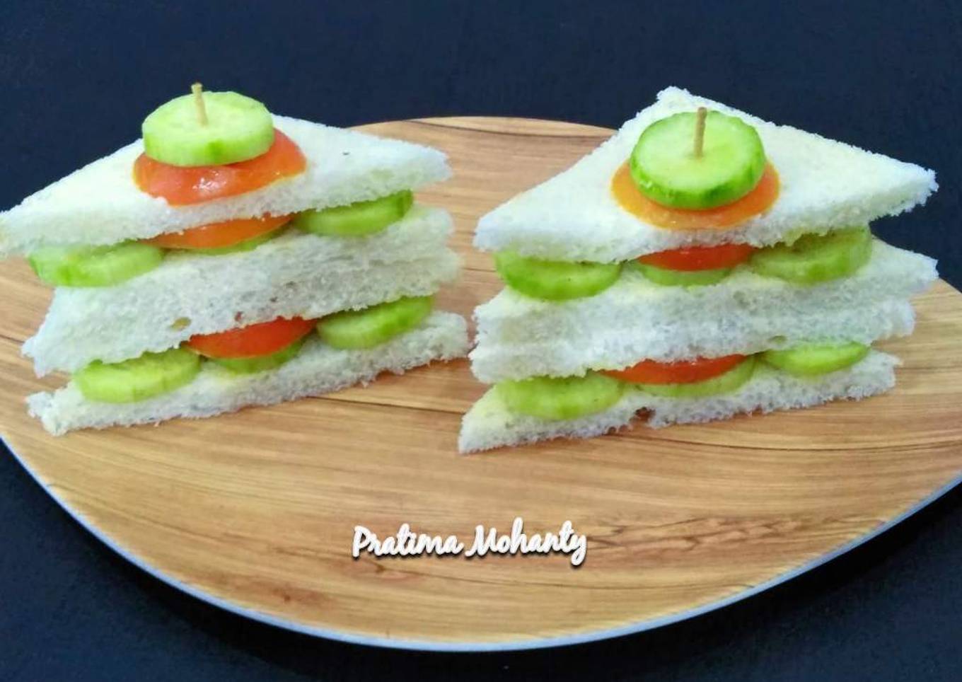 Plain Veggie Sandwich