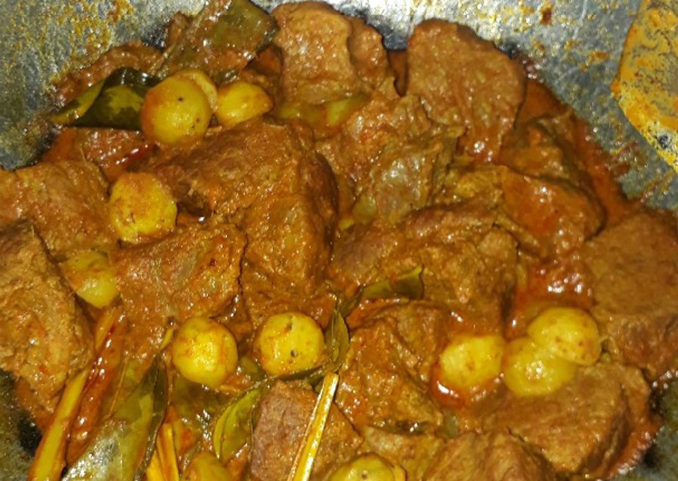 Rendang baby potato