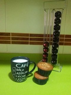 Una foto de Magdalenas de platano con thermomix