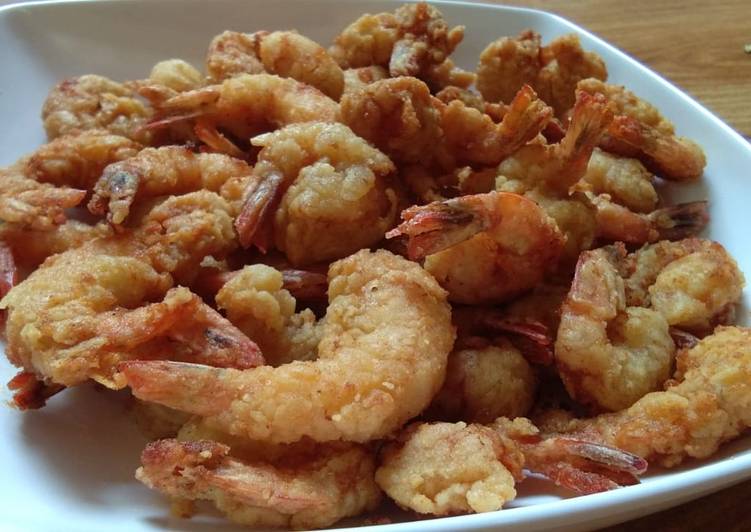 Resep Udang goreng tepung 👌 yang Lezat