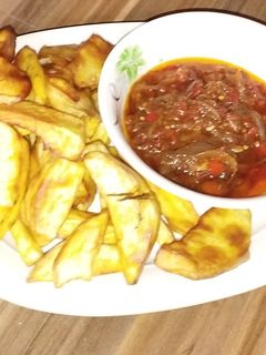 Dankalin da sauce ainihin hoton girkin