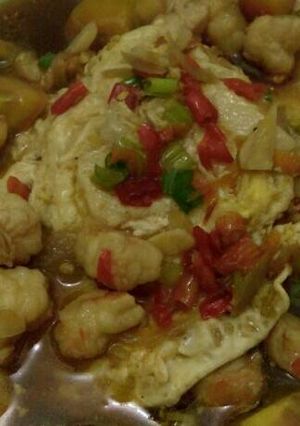 Foto resep Udang Telur Ceplok Pedas Manis