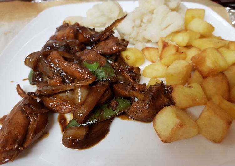Chicken in a Hoisin BBQ Sauce. π