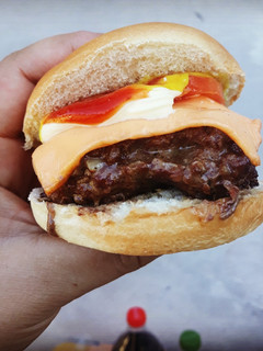 Una foto de Hamburguesas caseras a las brazas
