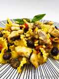 Pasta Gluten Free con Lavarello e Taggiasche