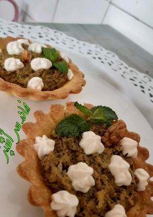 عکسی از دستور تارت کشک بادمجون (خانم سرآشپز)