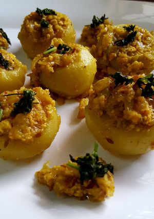 A picture of Paneer Stuffed Tindas.