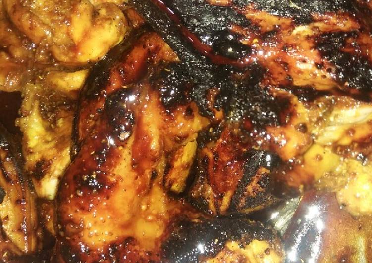 Resep Ayam bakar masak di kompor gas Yang Lezat