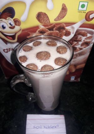 A picture of Chocos shake.