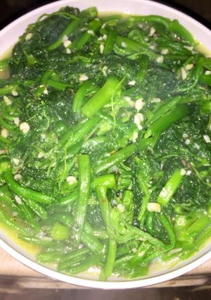 Hình của món Rau bí xào tỏi.