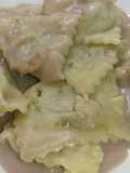 Ravioli del Plin con besciamella al Barolo