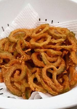 Foto resep Keripik Pare Pedas Renyah