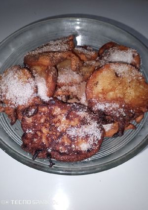 Una foto de Buñuelos de plátano