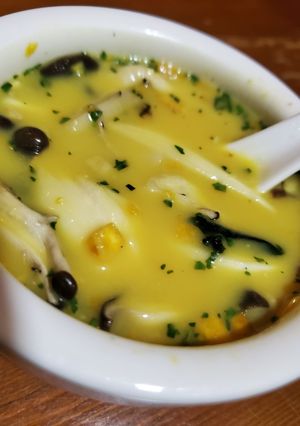 🎃黃金南瓜野菜濃濃湯🎃 的食譜成品照片