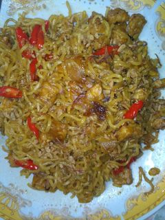 Foto resep Mie goreng tempe