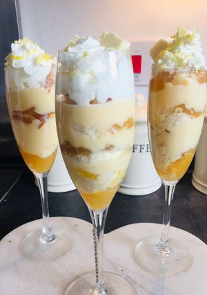 A picture of Banana Custard Trifle.
