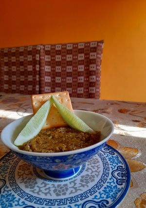 A picture of Cucumber Tamarind Chutney.