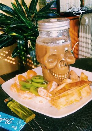 Una foto de Desayuno rápido light ☕💀