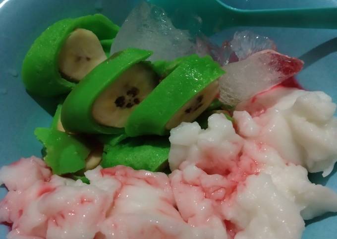 Resep Bubur sumsum pisang ijo oleh Uismangan Cookpad