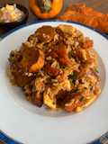 Arroz chaufa amazónico con arroz integral