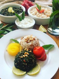 صورة لوصفة سبانخ ورز