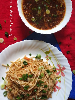शेजवान ट्रिपल राइस(Schezwan triple rice recipe in Hindi) रेसिपी मुख्य फोटो