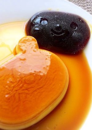 Hình của món Flan ko trứng gà.