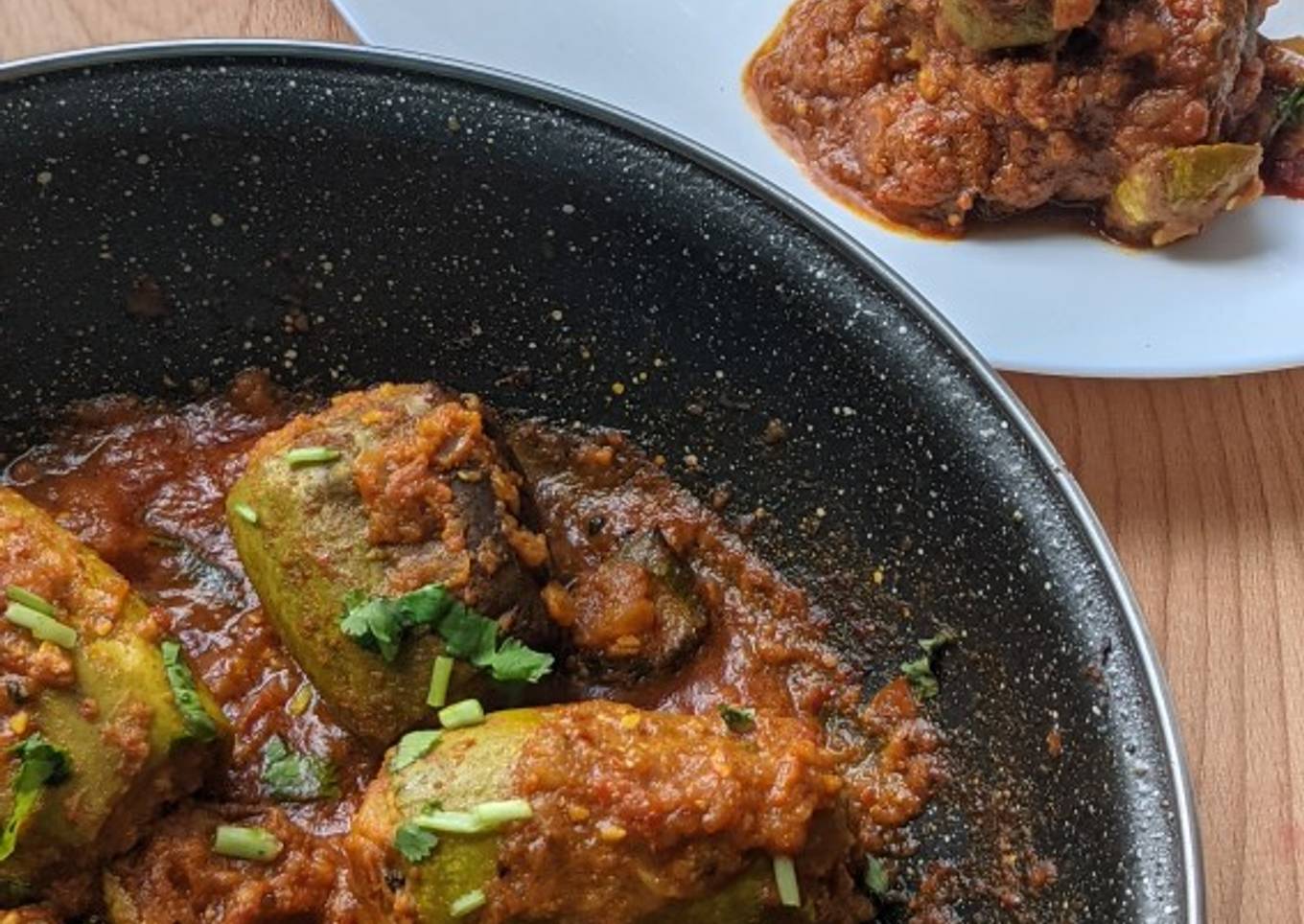 Stuffed Parwal masala / Pointed gourd gravy