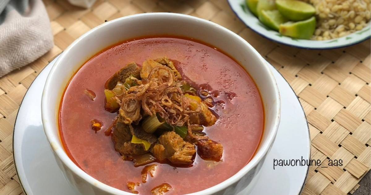 Resep Soto Merah Madura Paling Mudah dan Enak