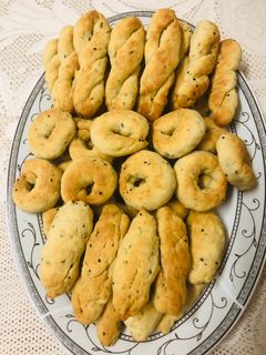 صورة لوصفة بسكوت ساده بطعم مالح مع حلو