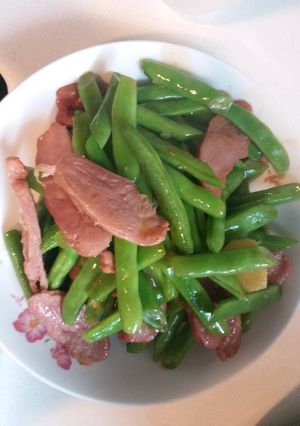 Foto resep Tumis buncis bebek asap