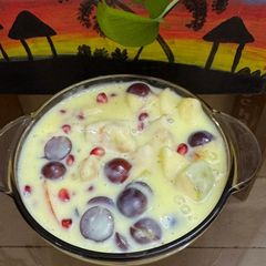 A picture of Mix Fruit Custard.