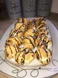 Profiteroles rellenos de nata