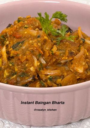 A picture of Instant Baingan Bharta – Smoky Flavors in Minutes!.