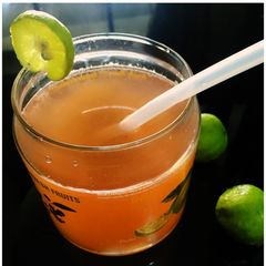 A picture of Strawberry Lemonade in 5 minutes.