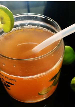 A picture of Strawberry Lemonade in 5 minutes.