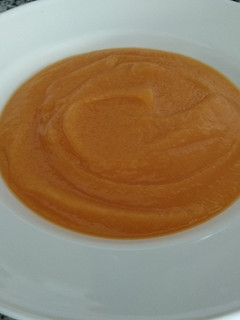 Una foto de Crema de zanahoria sana