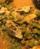 Costillas de cerdo con nopales