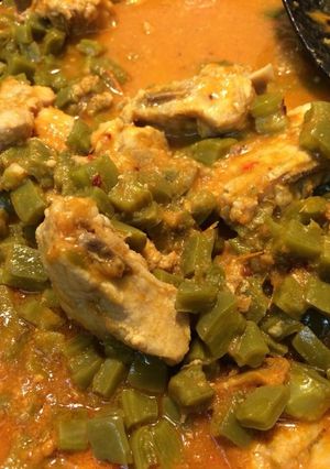 Una foto de Costillas de cerdo con nopales
