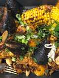 Asian Style Cajun Seafood Boil for Two