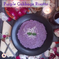 A picture of Purple Cabbage Risotto.