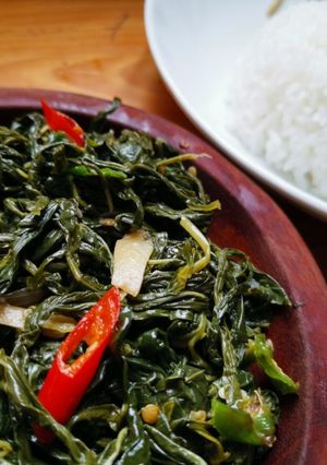 Foto resep Tumis daun singkong