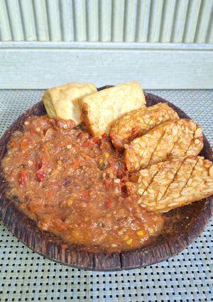 Foto resep Penyetan Tahu Tempe