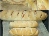 Pan casero con fiambre y salchichas