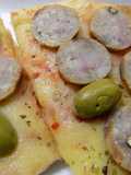 Pizza con butifarra