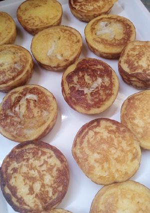 Foto resep Kue lumpur kentang wolak walik topping kelapa muda