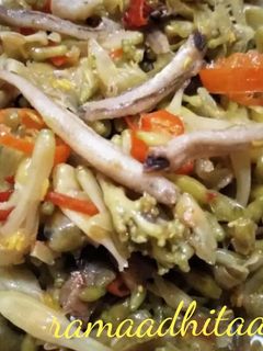 Foto resep Teri Rawit Bunga Pepaya