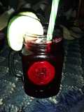 Red Lemon and Cucumber Cocktail