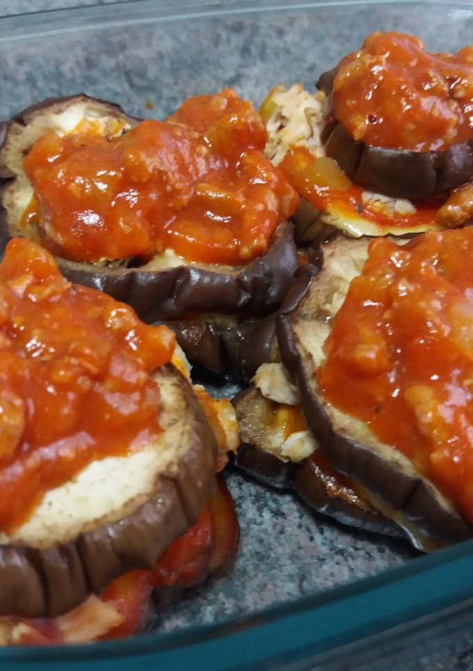 Una foto de Montaditos de berenjena a la Provenzal